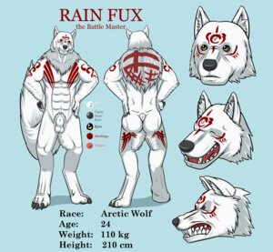 Rating: Explicit Score: 0 Tags: 2014 anthro arctic balls canid canine canis e621 english_text fur genitals looking_at_viewer male mammal markings model_sheet nude rainfux raining raus solo text white_body white_fur wolf User: bunchy7s