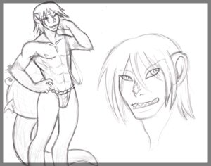 Rating: Questionable Score: 0 Tags: asian_clothing black_and_white clothing e621 east_asian_clothing fangs fauxfaia fundoshi hair japanese_clothing male mammal monochrome mustelid otter simple_background solo tail teeth transformation underwear ushiwakamaru white_background User: bunchy7s