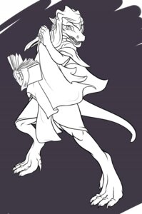 Rating: Safe Score: 0 Tags: anthro biped book cape clothing dagger e621 hi_res kobold line_art looking_at_viewer male melee_weapon monochrome scalie shycryptid solo spellbook standing tail weapon User: bunchy7s Rating: Safe Score: 0 Tags: anthro biped book cape clothing dagger e621 hi_res kobold line_art looking_at_viewer male melee_weapon monochrome scalie shycryptid solo spellbook standing tail weapon User: bunchy7s