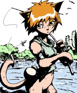 Rating: Safe Score: 0 Tags: 5:6 animal_humanoid bandage bottomless breasts cat_humanoid clothed clothing day detailed_background digital_media_(artwork) e621 felid felid_humanoid feline feline_humanoid female fishing_rod fur hair holding_object humanoid looking_aside looking_at_viewer mammal mammal_humanoid mo-hiro oekaki orange_body orange_ears orange_fur outside short_hair sky solo tail tan_body tan_skin water yellow_eyes User: bunchy7s