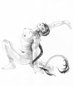 Rating: Explicit Score: 0 Tags: 1girls 2d alien alien_girl alien_only ass avatar blank_background boobs_and_butt_pose braid breasts female female_only greyscale hair_over_one_eye kmoongangsr long_braid long_hair monochrome na'vi nipples rule34 solo solo_female squatting striped_body striped_skin stripes tail traditional_media_(artwork) white_background User: bunchy7s