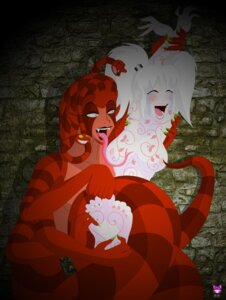 Rating: Questionable Score: 0 Tags: ambiguous_species animal_humanoid apode arm_grab breasts cheshirecaterling claws digital_media_(artwork) draconcopode duo e621 european_mythology fangs feet female female/female foot_markings forked_tongue gorgon greek_mythology green_claws humanoid leg_markings legless living_hair long_tongue mammal mammal_humanoid markings mixed_media mythology naga nipples non-mammal_breasts non-mammal_nipples photo_background photography_(artwork) pseudo_hair reptile scalie serpentine snake snake_hair spiral stone_wall stripes teeth tickling tickling_armpits tickling_feet tongue tongue_out wall_(structure) User: bunchy7s
