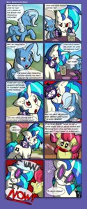 Rating: Safe Score: 0 Tags: 2013 accessory amber_eyes apple_bloom_(mlp) beverage blue_hair bow_(feature) bow_accessory bow_ribbon comic container cup cutie_mark dialogue drinking drinking_straw e621 earth_pony electronics english_text equid equine eyewear fangs female feral food friendship_is_magic glasses hair hair_accessory hair_bow hair_ribbon hasbro headphones hi_res horn horse mammal multicolored_hair my_little_pony mythological_creature mythological_equine mythology pony purple_eyes quadruped red_eyes red_hair ribbons sunglasses tail teeth text theburningdonut trixie_(mlp) two_tone_hair unicorn vinyl_scratch_(mlp) young young_feral User: bunchy7s