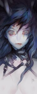 Rating: Safe Score: 0 Tags: 2011 animal_humanoid e621 female furymanura half-length_portrait hi_res horn humanoid monster portrait restricted_palette solo undead User: bunchy7s