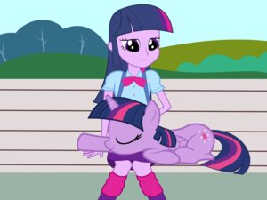 Rating: Safe Score: 0 Tags: 4:3 agrol alternate_species animated animated_gif bench clothed clothing cloud cutie_mark duo e621 ear_twitch equestria_girls equid equine eyes_closed feathered_wings feathers female friendship_is_magic fur grass hair hasbro hi_res horn human humanized mammal multicolored_hair my_little_pony mythological_creature mythological_equine mythology outside park_bench pink_hair plant purple_body purple_eyes purple_feathers purple_fur purple_hair purple_skin short_playtime sky square_crossover twilight_sparkle_(eg) twilight_sparkle_(mlp) two_tone_hair winged_unicorn wings User: bunchy7s