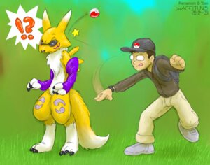 Rating: Safe Score: 0 Tags: 2009 >:( angry anthro armwear bandai_namco black_sclera blue_eyes bridal_gauntlets canid canine capturing chest_tuft clothing crossover digimon digimon_(species) doing_it_wrong drjavi duo e621 eye_roll eyewear facial_markings fail female frown fur glasses grass hat head_markings headgear headwear human humor imminent_death interrobang licking licking_lips lol_comments male mammal markings mostly_nude motion_blur multicolored_body multicolored_fur nintendo plant pokeball pokeball_clothing pokemon pokemon_trainer question_mark renamon scowl self_lick standard_pokeball standing tail tongue tongue_out tuft two_tone_body two_tone_fur white_body white_fur yellow_body yellow_fur User: bunchy7s