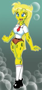 Rating: Safe Score: 0 Tags: accessory alternate_form alternate_species animal_humanoid aquatic aquatic_humanoid blonde_hair blue_eyes breasts chadrocco clothed clothing crossgender e621 female footwear full-length_portrait fully_clothed hair happy humanoid humanoidized legwear meme mtf_crossgender necktie nickelodeon portrait sea_sponge shirt smile socks solo spengbab sponge spongebob_squarepants spongebob_squarepants_(character) standing topwear what what_has_science_done why User: bunchy7s