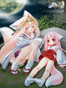 Rating: Explicit Score: 0 Tags: animal_ear blush female fox_ear fox_tail hakama happy japanese_clothes long_hair miko momoyuki_(snow_fox) nakajima_konta night_sky no_panties pink_hair pussy rule34 setsugekka_(snow_fox) snow_fox socks tail User: bunchy7s