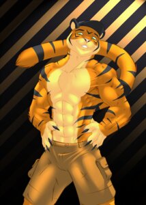 Rating: Safe Score: 0 Tags: abs anthro biceps big_muscles biped bottomwear clothed clothing e621 felid fur hi_res male mammal muscular muscular_anthro muscular_male nipples orange_body orange_fur pantherine pants pecs pose solo standing stripes tail tenebear tiger topless User: bunchy7s
