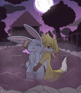Rating: Explicit Score: 0 Tags: 2011 anthro bodily_fluids canid canine conditional_dnp cum cumshot detailed_background dipstick_tail duo e621 ejaculation erection fox genital_fluids genitals handjob hi_res insomniacovrlrd knot lagomorph leporid male male/male mammal markings moon night orgasm outside penile penis rabbit sex sky star starry_sky tail tail_markings water User: bunchy7s