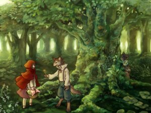 Rating: Safe Score: 0 Tags: 4:3 anthro basket canid canine canis container detailed_background digital_media_(artwork) digital_painting_(artwork) e621 fairy_tales female flower forest group hiding human leaf little_red_riding_hood little_red_riding_hood_(copyright) male mammal nature outside painting_(artwork) plant romantic scenery standing tail tree wolf wood 市川 User: bunchy7s