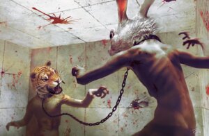 Rating: Questionable Score: 0 Tags: animal_head animal_humanoid biped blood blood_on_arm blood_on_back blood_on_ceiling blood_on_face blood_on_wall bodily_fluids chain chain_leash collar collar_to_collar duo e621 felid for_a_head humanoid lagomorph leash leporid linked_collars looking_at_another male mammal metal_collar nude open_mouth pantherine rabbit ryohei_hase tan_body tan_skin tiger what User: bunchy7s Rating: Questionable Score: 0 Tags: animal_head animal_humanoid biped blood blood_on_arm blood_on_back blood_on_ceiling blood_on_face blood_on_wall bodily_fluids chain chain_leash collar collar_to_collar duo e621 felid for_a_head humanoid lagomorph leash leporid linked_collars looking_at_another male mammal metal_collar nude open_mouth pantherine rabbit ryohei_hase tan_body tan_skin tiger what User: bunchy7s