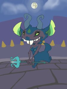 Rating: Explicit Score: 0 Tags: 3:4 anthro blin_(tloz) blue_body blue_fur breasts buckteeth buttcollector e621 female fur genitals green_nipples green_sclera horn imp looking_at_viewer mammal melee_weapon miniblin monster moon night nintendo nipples nude outside overbite pitchfork polearm simple_background solo teeth the_legend_of_zelda tools trident vulva weapon wind_waker yellow_eyes User: bunchy7s