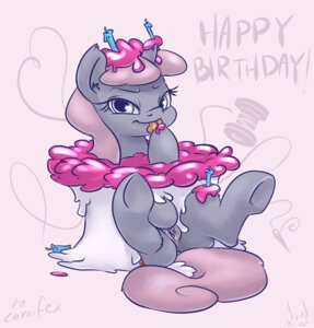Rating: Explicit Score: 0 Tags: 2012 anus atryl cake dessert digital_media_(artwork) e621 earth_pony equid equine fan_character female feral food fur genitals grey_body grey_fur hair hasbro horse looking_at_viewer mammal masturbation my_little_pony pink_hair pony quadruped solo tail vaginal vaginal_masturbation vulva User: bunchy7s