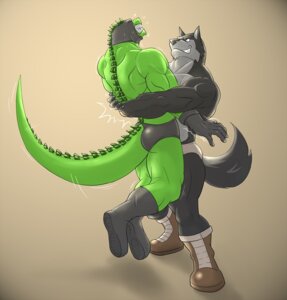 Rating: Safe Score: 0 Tags: anthro bear_hug belly biceps black_body black_boots black_briefs black_clothing black_footwear black_fur black_mask black_underwear boots briefs brown_boots brown_clothing brown_footwear canid canine canis claws clenched_teeth clothed clothing duo e621 fangs footwear fur green_body green_skin grey_belly grey_body grey_fur horn hug male mammal mask muscular muscular_male pain pecs reptile scales scalie shoes simon11028 skimpy standing tail teeth topless underwear white_briefs white_clothing white_underwear wolf wrestling wrestling_briefs User: bunchy7s