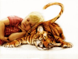Rating: Safe Score: 0 Tags: acting_like_a_cat ambiguous_gender black_body black_fur calvin_(calvin_and_hobbes) calvin_and_hobbes clothed clothing countershading daww duo e621 eyes_closed felid feral fur hobbes human isaiah_stephens lying male mammal nude on_side orange_body orange_fur pantherine photorealism realistic shirt simple_background sleeping stripes tail tiger topwear whiskers white_background white_body white_fur User: bunchy7s