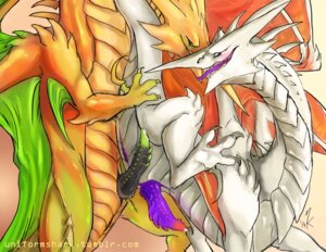 Rating: Explicit Score: 0 Tags: animal_genitalia blush dragon duo e621 erection feral feral_on_feral flight_rising genital_slit genitals imminent_sex male male/male membrane_(anatomy) membranous_wings mythological_creature mythological_scalie mythology orange_body penis ridgeback_dragon scalie tail uniformshark unusual_anatomy unusual_genitalia unusual_penis white_body wings User: bunchy7s