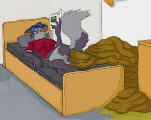 Rating: Explicit Score: 0 Tags: 2007 4_fingers anthro balls bed bedroom biped black_eyes blue_hair bodily_fluids bottomless breasts clothed clothing corner detailed_background digital_media_(artwork) e621 excessive_feces feces feces_everywhere feces_pile fingers fur furniture genital_fluids genitals gloves_(marking) grey_balls grey_body grey_ears grey_face grey_fur grey_pillow grey_tail gynomorph hair holding_object hyper hyper_feces inside intersex leg_markings looking_at_object lus lying lying_on_bed magazine mammal markings mephitid monotone_clothing monotone_hair monotone_shirt monotone_topwear on_back on_bed peeing penis pillow pooping reading red_clothing red_penis red_shirt red_topwear scatplay shirt skunk snout socks_(marking) solo t-shirt tail topwear urine what zombiecat User: bunchy7s