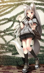 Rating: Safe Score: 0 Tags: animal_humanoid bag blush bottomwear bracelet canid canid_humanoid canine canine_humanoid clothing e621 female fox_humanoid grey_hair hair hi_res hoodie humanoid jewelry long_hair mammal mammal_humanoid messenger_bag open_mouth re:n_ne red_eyes shorts shoulder_bag smile solo tail topwear User: bunchy7s