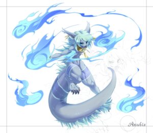 Rating: Safe Score: 0 Tags: anthro anubis_(whitexterior) biped blue_fire colored_fire deity e621 egyptian fire front_view jewelry kemono male necklace nude solo tail unknown_species whitexterior User: bunchy7s