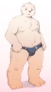 Rating: Questionable Score: 0 Tags: 2012 anthro bear black_nose blue_briefs blue_clothing blue_underwear briefs bulge chest_tuft clothed clothing dosanco15 e621 eyebrows fur kemono male mammal moobs navel nipples open_mouth overweight overweight_anthro overweight_male parma15 simple_background solo topless tuft underwear white_background User: bunchy7s