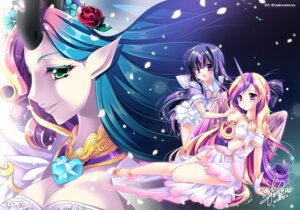 Rating: Safe Score: 0 Tags: 2012 alternate_species arthropod bottomwear breasts changeling_(mlp) cleavage clothed clothing e621 equid equine feathered_wings feathers female flower friendship_is_magic green_eyes group hair hasbro horn humanoid humanoidized long_hair mammal multicolored_hair my_little_pony mythological_creature mythological_equine mythology nipples pink_body pink_feathers pink_hair plant princess_cadance_(mlp) purple_eyes purple_hair queen_chrysalis_(mlp) sakuranoruu skirt twilight_sparkle_(mlp) two_tone_hair unicorn winged_unicorn wings User: bunchy7s