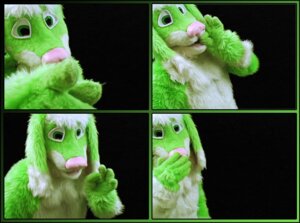 Rating: Safe Score: 0 Tags: close-up clothing costume e621 fur fursuit grandfathered_content green_body green_eyes green_fur irradiated_rabbit lagomorph leporid male mammal pose rabbit real solo User: bunchy7s Rating: Safe Score: 0 Tags: close-up clothing costume e621 fur fursuit grandfathered_content green_body green_eyes green_fur irradiated_rabbit lagomorph leporid male mammal pose rabbit real solo User: bunchy7s