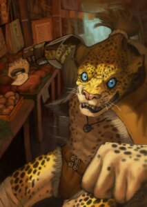 Rating: Questionable Score: 0 Tags: abs anthro armor attack battle biped blue_eyes clothed clothing dagger e621 felid fist foreshortening fringe_clothing hair holding_knife holding_object japanese_text jerome_jacinto jewelry knife leopard male mammal market market_stall markings melee_weapon muscular muscular_anthro muscular_male necklace open_clothing open_shirt open_topwear pantherine pecs ponytail shirt snarling solo spots spotted_body text topwear weapon whiskers User: bunchy7s Rating: Questionable Score: 0 Tags: abs anthro armor attack battle biped blue_eyes clothed clothing dagger e621 felid fist foreshortening fringe_clothing hair holding_knife holding_object japanese_text jerome_jacinto jewelry knife leopard male mammal market market_stall markings melee_weapon muscular muscular_anthro muscular_male necklace open_clothing open_shirt open_topwear pantherine pecs ponytail shirt snarling solo spots spotted_body text topwear weapon whiskers User: bunchy7s