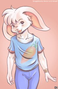 Rating: Safe Score: 0 Tags: 4_fingers anthro battle_angel big_ears biped blue_bottomwear blue_clothing blue_pants blue_shirt blue_t-shirt blue_topwear bottomwear brown_eyes buckteeth clothed clothing collarbone e621 fingers front_view fully_clothed fur hair lagomorph leporid looking_at_viewer male mammal open_mouth pants pink_background pink_nose portrait print_clothing print_shirt print_t-shirt print_topwear rabbit shirt simple_background smile snout solo standing t-shirt teeth three-quarter_portrait tongue topwear white_body white_fur white_hair wristband young young_anthro young_male User: bunchy7s
