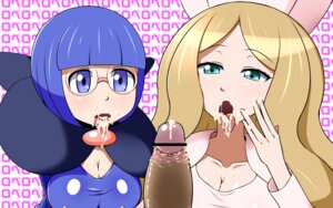 Rating: Explicit Score: 0 Tags: 2girls blush breasts caitlin_(pokemon) cattleya_(pokemon) censored cleavage cum elite_four female glasses human human_only looking_at_viewer male male_pov multiple_females multiple_girls nintendo penis penis_awe pokemon pokemon_bw pov qlinicx rule34 shauntal_(pokemon) shikimi_(pokemon) smegma straight User: bunchy7s