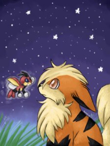 Rating: Safe Score: 0 Tags: 2008 3:4 ambiguous_gender antennae_(anatomy) black_body black_fur blue_eyes detailed_background duo e621 feral flying fur generation_1_pokemon generation_2_pokemon grass growlithe ledian looking_at_another night nintendo open_mouth orange_body orange_eyes orange_fur outside plant pokemon pokemon_(species) rannoyin red_body side_view signature sitting size_difference sky star starry_sky striped_body striped_fur stripes tail tan_body tan_fur toony wings User: bunchy7s