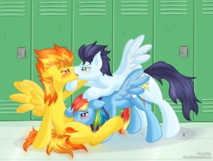 Rating: Explicit Score: 0 Tags: 2012 all_fours amber_eyes bisexual blue_body blue_feathers blue_fur bodily_fluids cum cunnilingus cutie_mark digital_media_(artwork) doggystyle e621 equid equine feathered_wings feathers female female/female female_penetrated feral ffm french_kissing friendship_is_magic from_behind_position fur genital_fluids green_eyes group group_sex hair hasbro intraspecies kissing locker male male/female male_penetrating male_penetrating_female mammal multicolored_hair my_little_pony mythological_creature mythological_equine mythology oral orange_hair pegasus penetration purple_eyes quadruped rainbow_dash_(mlp) rainbow_hair ratofdrawn school sex soarin_(mlp) spitfire_(mlp) tail threesome trio vaginal vaginal_fluids wing_boner wings wonderbolts_(mlp) yellow_body User: bunchy7s