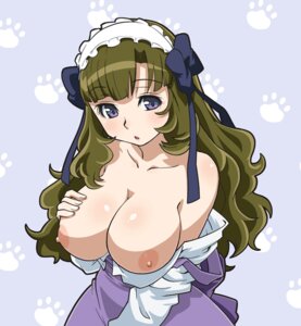 Rating: Questionable Score: 0 Tags: bare_shoulders breasts dress face female frills green_hair haganemaru_kennosuke hairband large_breasts long_hair maid_headdress mikogami_nagisa nagisa_mikogami nipples purple_eyes ribbon rule34 topless wavy_hair User: bunchy7s
