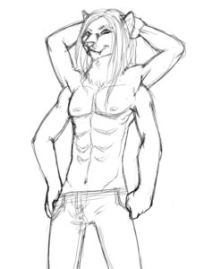 Rating: Safe Score: 0 Tags: 4_arms abs anthro aureos biped black_and_white bottomwear clothed clothing e621 fayde felid front_view fur hair hands_behind_head humanoid_hands looking_at_viewer male mammal monochrome multi_arm multi_limb navel pantherine pants pockets pose simple_background sketch solo standing thumbs_in_pockets topless white_background User: bunchy7s