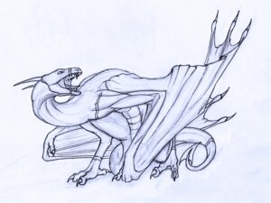 Rating: Safe Score: 0 Tags: 4:3 ambiguous_gender beast3 dragon e621 european_mythology feral hi_res membrane_(anatomy) membranous_wings mythological_creature mythological_scalie mythology nude open_mouth roaring scalie simple_background solo tail tongue western_dragon white_background wings wyvern User: bunchy7s