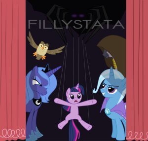Rating: Safe Score: 0 Tags: adcoon arachnid arthropod avian bird brown_body brown_feathers detailed_background e621 equid equine feathered_wings feathers female feral friendship_is_magic fur group hair hasbro horn mammal multicolored_hair my_little_pony mythological_creature mythological_equine mythology owl owlowiscious_(mlp) princess_luna_(mlp) puppet purple_body purple_fur purple_hair spider tail toony trixie_(mlp) twilight_sparkle_(mlp) two_tone_hair unicorn wings zebra zecora_(mlp) User: bunchy7s