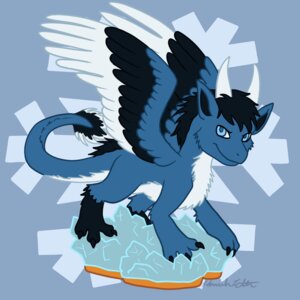 Rating: Safe Score: 0 Tags: 1:1 black_body black_claws black_feathers black_hair blue_background blue_body blue_eyes blue_feathers blue_fur claws dragon e621 feathered_dragon feathered_scalie feathered_wings feathers feral fluffy fur furred_dragon furred_scalie hair hannah_etter horn ice jitzu leg_markings looking_at_viewer male markings mythological_creature mythological_scalie mythology scalie signature simple_background smile snowflake socks_(marking) solo standing tail tail_tuft tuft white_body white_feathers white_fur white_horn wings User: bunchy7s