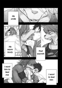 Rating: Explicit Score: 0 Tags: 2012 anthro boru_(pixiv) canid canine canis clothing comic cuddling dialogue domestic_dog duo e621 english_text greyscale hair hiroyuki_nishimura hug human human_on_anthro husky interspecies kissing kouya_aotsuki male male/male mammal monochrome morenatsu multiple_scenes nordic_sled_dog sex shirt spitz tank_top text topwear User: bunchy7s