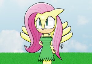 Rating: Safe Score: 0 Tags: alexthf anthro anthrofied clothing cloud detailed_background distracting_watermark dress e621 equid equine feathered_wings feathers female fluttershy_(mlp) friendship_is_magic hair hasbro long_hair mammal my_little_pony mythological_creature mythological_equine mythology outside pegasus pink_hair sega sky solo sonic_the_hedgehog_(series) teal_eyes toony unavailable_at_source watermark wings yellow_body yellow_feathers User: bunchy7s