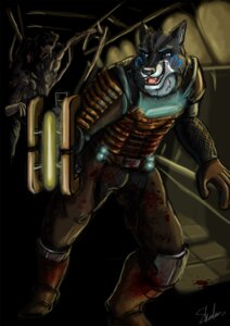 Rating: Questionable Score: 0 Tags: alien anthro blood blue_eyes bodily_fluids canid canine canis dead_space digital_media_(artwork) duo e621 electronic_arts flesh_creature full-length_portrait glowing hi_res humanoid male mammal monster monstrous_humanoid necromorph plasma_cutter portrait remus_shadowcast_(remusshadowcast) remusshadowcast slasher_(dead_space) solo_focus undead visceral_games wolf zombie User: bunchy7s