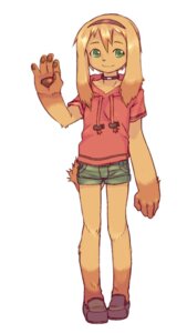 Rating: Safe Score: 0 Tags: 9:16 accessory ambiguous_gender anthro biped bottomwear canid canine canis clothing collar domestic_dog e621 eyebrows footwear fur green_eyes headband hoodie kemono kikaisoukou looking_at_viewer mammal pawpads paws pink_nose raised_arm shoes shorts simple_background smile solo standing topwear white_background young young_anthro User: bunchy7s