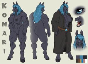 Rating: Explicit Score: 0 Tags: abs anthro belt biceps big_breasts blue_hair breasts butt clothing e621 equid equine female genitals hair horse komari_azuul_(character) mammal model_sheet muscular muscular_anthro muscular_female neodokuro nipples nude pose robe solo vulva User: bunchy7s