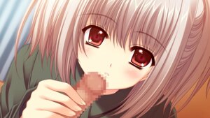 Rating: Explicit Score: 0 Tags: censored close fellatio female game_cg grey_hair hair kona_nako male nishimata_aoi oral penis red_eyes rule34 sekai_seifuku_kanojo User: bunchy7s
