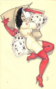 Rating: Explicit Score: 0 Tags: 101_dalmatians arm_gloves big_breasts boots breasts cigarette cruella_de_vil disney disney_villains female high_heels jaiden_lourde legs lipstick nipples pillow rule34 User: bunchy7s