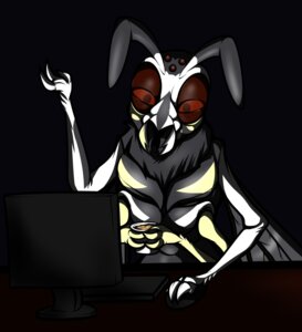 Rating: Safe Score: 0 Tags: absurd_res actini anthro arthropod bald-faced_hornet claws computer e621 electronics hi_res holding_object hornet hymenopteran insect insect_wings male morticia multi_limb simple_background solo vespid wasp wings yellowjacket_(wasp) User: bunchy7s