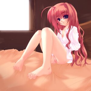 Rating: Questionable Score: 0 Tags: barefoot bed blush bottomless dress_shirt female frapowa hair_down lyrical_nanoha mahou_shoujo_lyrical_nanoha no_pants open_clothes open_shirt panties pantyshot pantyshot_(sitting) pantyshot_sitting pink_panties red_hair rule34 shirt sitting solo underwear vita User: bunchy7s