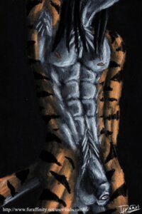 Rating: Explicit Score: 0 Tags: anthro balls black_penis e621 felid flaccid foreskin genitals hi_res humanoid_genitalia humanoid_penis iudicium86 male mammal muscular muscular_anthro muscular_male pantherine penis pose solo stripes tail tiger traditional_media_(artwork) User: bunchy7s