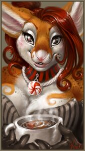 Rating: Safe Score: 0 Tags: 2011 anthro beverage breasts cleavage clothed clothing container cup e621 female food fur ghaliya hair holding_container holding_cup holding_object jewelry lagomorph leporid looking_at_viewer mammal necklace rabbit red_hair solo tea vera_(artist) white_body white_fur User: bunchy7s