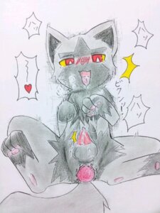 Rating: Explicit Score: 0 Tags: 3:4 anal anal_penetration animal_genitalia balls big_eyes blush bodily_fluids canid canine cum e621 erection feet feral front_view fur generation_3_pokemon genital_fluids genitals grey_body grey_fur heart_symbol hindpaw japanese_text kemono male mammal nintendo nude open_mouth paws penetration penis pokemon pokemon_(species) poochyena purofu red_eyes simple_background solo spread_legs spreading tail text tongue translation_request User: bunchy7s