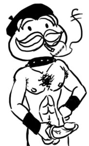 Rating: Explicit Score: 0 Tags: abs balls beret chest_hair cigarette cock_ring erection gay hand_on_hip holding_penis julius_pringles kellogg's kristal male male_only mascot mustache nude penis presenting pringles rule34 sketch smoke standing studded_collar tagme wrist_cuffs User: bunchy7s
